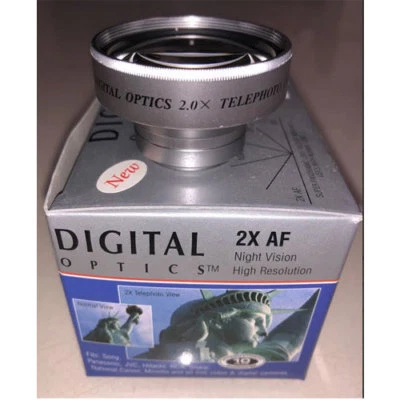 Lente teleobjetivo A&R 2X AF 28 mm para cámara Nikon Coolpix 4500 5000 900 950 995 Foto 1 de 3