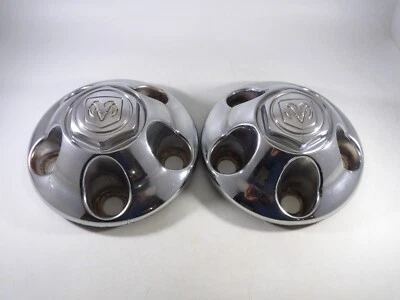 PAR DE TAPAS CENTRALES DE LLANTAS DE ALEACIÓN DE 16" OEM 1998 1999 2000-2001 DODGE RAM 1500 OEM Foto 1 de 4