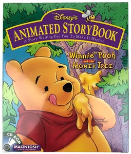 Disney's Winnie the Pooh Animated Storybook CD for Mac 1995 Big Box Vintage - Picture 1 of 12