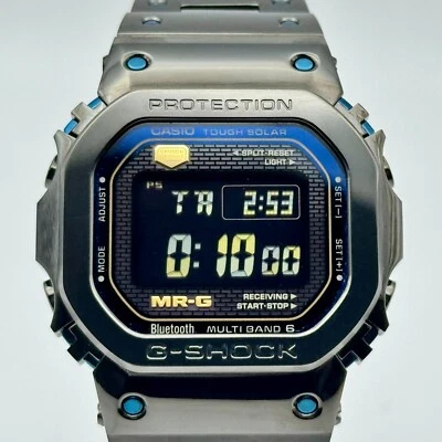 Mint CASIO G-SHOCK MRG-B5000BA-1JR MR-G Titanium Cobarion Solar Bluetooth 49mm - Image 1 of 4