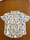 NWT Gymboree 12-18 Months Boys Button Up Shirt Jungle Animals