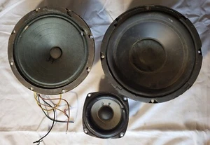 3 Altavoces De Colección Sly Electronics Soundollar Sin Marca 8" y 4" Sin Estuche Sin Probar - Imagen 1 de 12