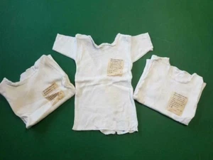 3 DDR Bindehemdchen Gr. 56 58 62 Baby Sachen Jüpchen Body Kleidung NEU Hemd - Bild 1 von 4