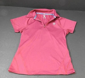 New K-Swiss Medium Pink Polo Short Sleeve Tee Top Casual Sports Small R20 - Picture 1 of 1