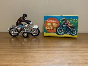 Codeg Vintage Toy Motorcycle Toy & Box LA-10 - Picture 1 of 10