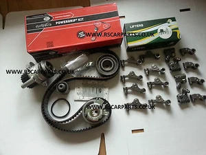 Rocker Arm Set AND TIMING CAM BELT KIT 2.0TDi 16v PD BKD BKP BMA BMN BMR BUZ BWV - Picture 1 of 3