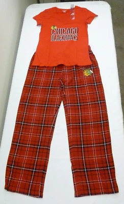 NEW Women's NHL Concepts Sport Chicago Blackhawks Halftime Sleep Set-Medium - Image 1 of 4