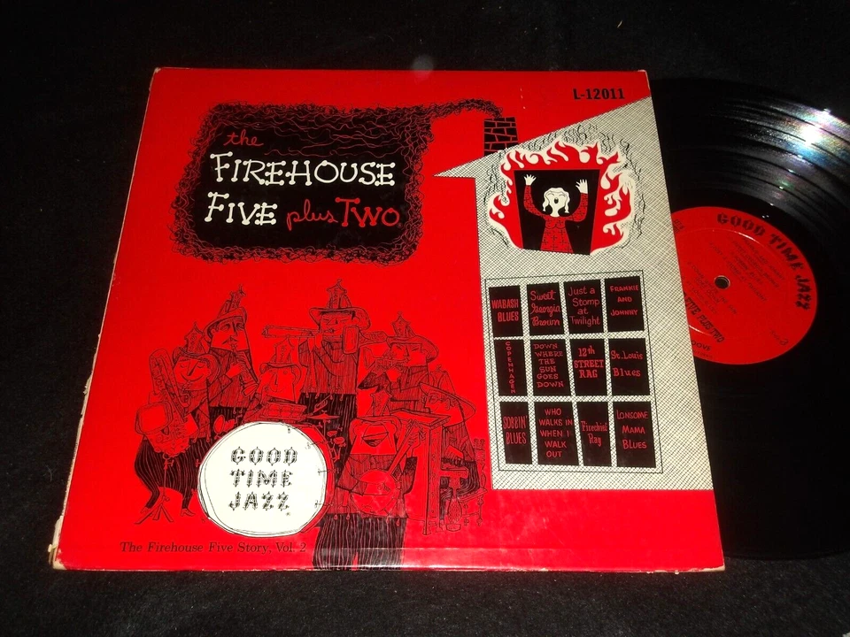 FIREHOUSE FIVE + Two VOL. 2 LP Good Time Jazz DISNEY ANIMATORS TRAD JAZZ Fun! Foto 1 de 1