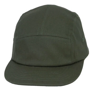 Top Headwear 5 Panel Hat For Men - Classic Canvas  Camper Cap - Image 1 of 4