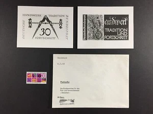 RFA FOTO ENSAYO 1968 553 ARTESANÍA 2 DISEÑOS COMPLETOS!!! ¡BORRADOR RARO!!! e2033 - Imagen 1 de 3