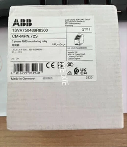 ABB Electronic three-phase monitoring relay CM- MPN.72S Via Fedex or DHL - Picture 1 of 1