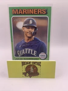 2024 Topps Heritage-JULIO RODRIGUEZ-#286 MINT - Pack Fresh - Free Shipping - Picture 1 of 2