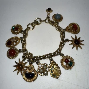 Goldfarbenes Bettelarmband 7 Zoll - Bild 1 von 3