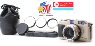 ⏯Lente superior COMO NUEVA [COMO NUEVA] Contax G1 35 mm cuerpo de cámara fotográfica lente Biogon 45 mm de JAPÓN Foto 1 de 4