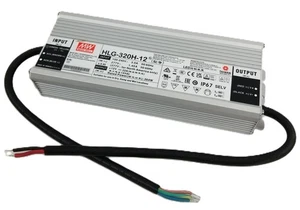 Mean Well HLG-320H-12 LED Driver AC/DC 100-240V 50/60Hz 3.85-1.6A IP67 NEW - Picture 1 of 4