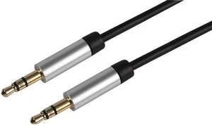 PRO SIGNAL Kabel Stereo 3.5mm Plug ke Plug dengan Kepala Aluminium, 1m - Picture 1 of 1