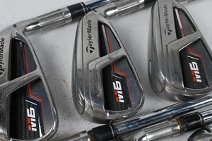 Taylormade M6 Irons / 5-PW+SW / Regular Flex KBS MAX 85 Shafts - Picture 1 of 6