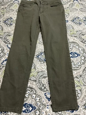 Pantalones ajustados New Directions fin de semana para mujer adulto talla 14 34x29 verde tiro medio Foto 1 de 4