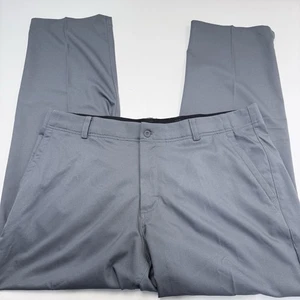 Pantalones de golf chinos Nike Dri Fit para hombre 38x30 grises ligeros rendimiento elásticos - Imagen 1 de 8