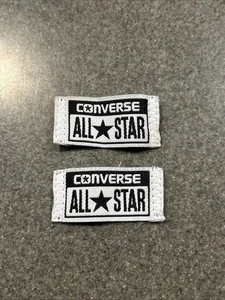 Set 2 Converse All Star Chuck Taylor Tongue Patch Schuh Sneaker Logo selten - Bild 1 von 3