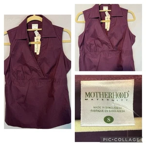 Motherhood Maternity Sleeveless Top Purple Size S NWT - Picture 1 of 9
