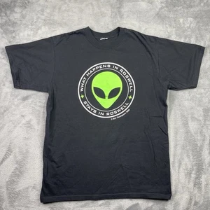 Camisa De Colección Roswell Para Hombres Grande* Negra Extraterrestre OVNI Nuevo México Y2K Conspiración Marciana - Imagen 1 de 8