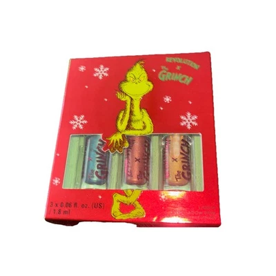 Revolution x The Grinch Shimmer Liquid Eyeshadow Trio - Image 1 of 4