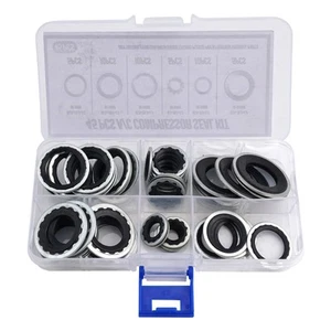 Reliable Low and High Pressure Sealing Automotive AC Gasket Seal 45Pcs - Picture 1 of 16