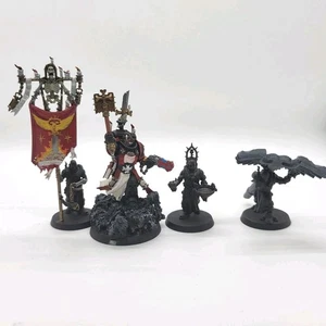 Black Templars Grimaldus and Retinue Warhammer 40k Space Marines Part Painted - Bild 1 von 7