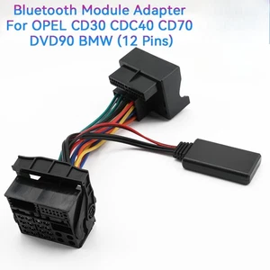 Radio Bluetooth Modul Adapter Kable Für Opel CD30 CDC40 CD70 DVD90 BMW 12 Pins - Bild 1 von 8