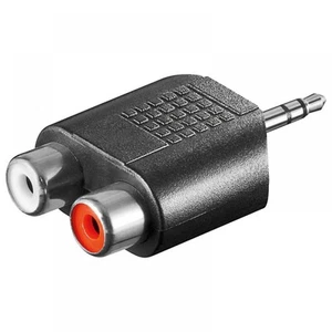 Adapter, 3,5mm Stereo Klinkenstecker - 2x Cinchbuchse - Bild 1 von 1