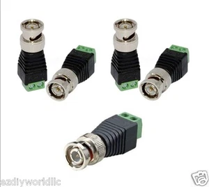5pcs Coax CAT5 To Camera CCTV BNC Video Connector - Picture 1 of 1