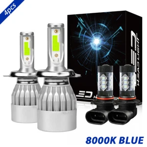 For Toyota Sequoia 2001-2007 -4pc Combo 8000K LED Headlight Bulb + Fog Light Kit - Picture 1 of 9