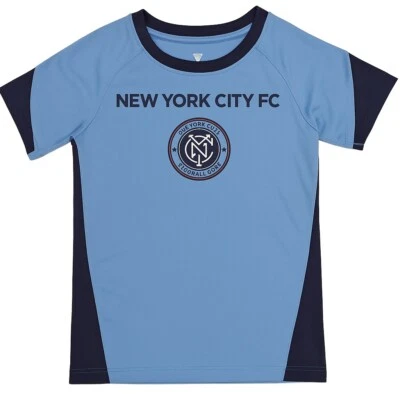 MLS NYCFC New York City Football Club Dry Active  Youth Boy's 2 Sided Jersey - Image 1 of 4