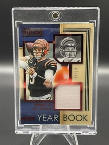 2022 Panini Playbook Joe Burrow 9/10 JERSEY # Year Book Swatch Red Bengals #YS-3 - Picture 1 of 3
