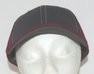 Richardson Contrast Stitching Maroon Charcoal Style 275 Baseball Hat Adjustable - Picture 1 of 8