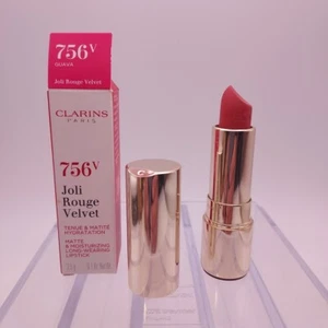 Clarins Joli Rouge Velvet Matte Moisturizing Lipstick 756v GUAVA - Picture 1 of 8