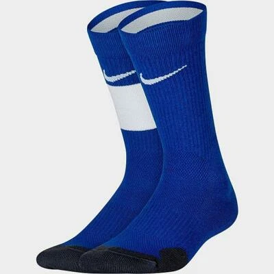Calcetines Nike Elite Dri Fit Crew - SX7309 480 - Azul/Blanco - Talla: S (3Y-5Y) Nuevos con Etiquetas Foto 1 de 4