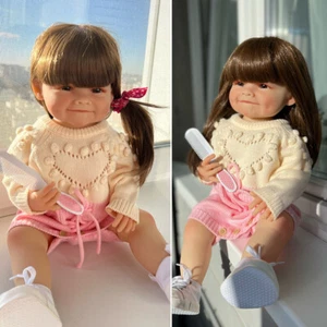 Muñeca Renacida De Vinilo De Silicona Suave De Cuerpo Completo 55cm Muñeca Linda - Imagen 1 de 10