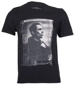 Official Liam Gallagher T Shirt Why Me Why Not Monochrome New S M L XL XXL - Picture 1 of 6