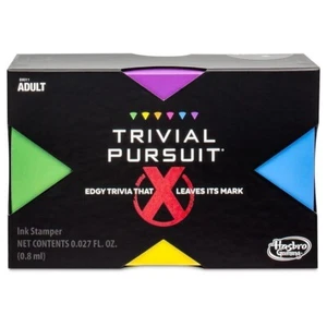 Trivial Pursuit X: Edgy Trivia Brettspiel für Erwachsene neu versiegelt von Hasbro - Bild 1 von 3