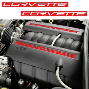2005-2013 LS2, LS3, & LS7 Corvette Fuel Rail Lettering Surround, Red - Picture 1 of 3