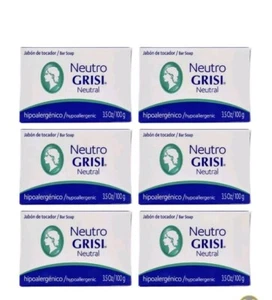 Lot 6 NEUTRO GRISI HYPOALLERGENIC BARS SOAP NEUTRAL 3.5 OZ EA. - Picture 1 of 3