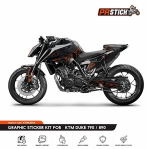 Kit Gráfico PRSTICK para KTM 890 / 790 DUKE 2018 - 2022 Kit Pegatinas - Imagen 1 de 4