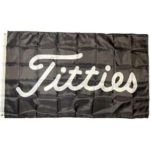 I Love Titties Golf Flag 3x5 ft Printed Polyester American Flag Banner Decor NEW - Picture 1 of 5