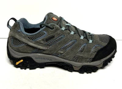 Merrell Mujer Moab 2 Impermeable Senderismo Zapatos Gris Talla 9.5 Ancho Foto 1 de 4