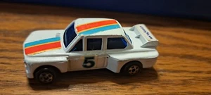 Vintage Zylmex BMW 2002 DieCast 1/64 Scale D65 Hong Kong Race Toy Car White Body - Picture 1 of 6