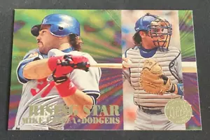 1995 Fleer Ultra - Rising Star - Gold Medallion Edition - #8 - Mike Piazza - Bild 1 von 2