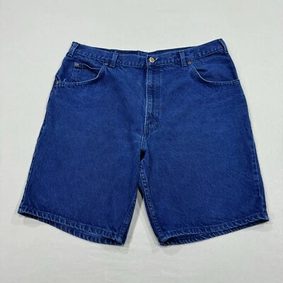 Vtg Sonoma Shorts Mens 38 Blue Denim Jean Jorts USA Pockets Workwear Logo Cotton - Image 1 of 4
