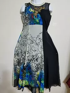 COMPARE@$120 ABBIGLIAMENTO DA FESTA STILE BOLLYWOOD 3 PEZZI ABITO BTFL TAGLIA 42" (XL) - Foto 1 di 3
